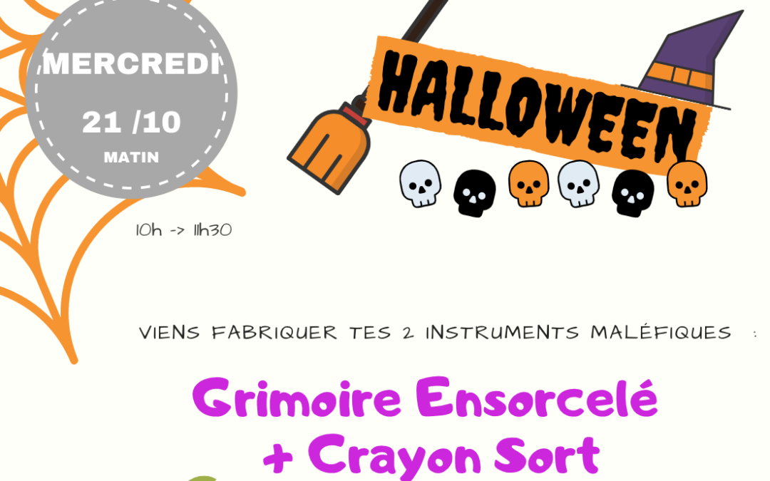 atelier grimoire halloween