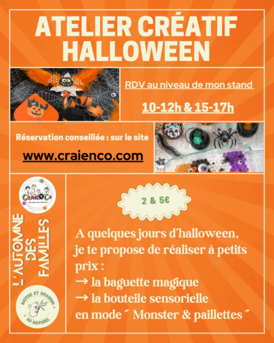Ateliers créatifs "L' automne des familles"