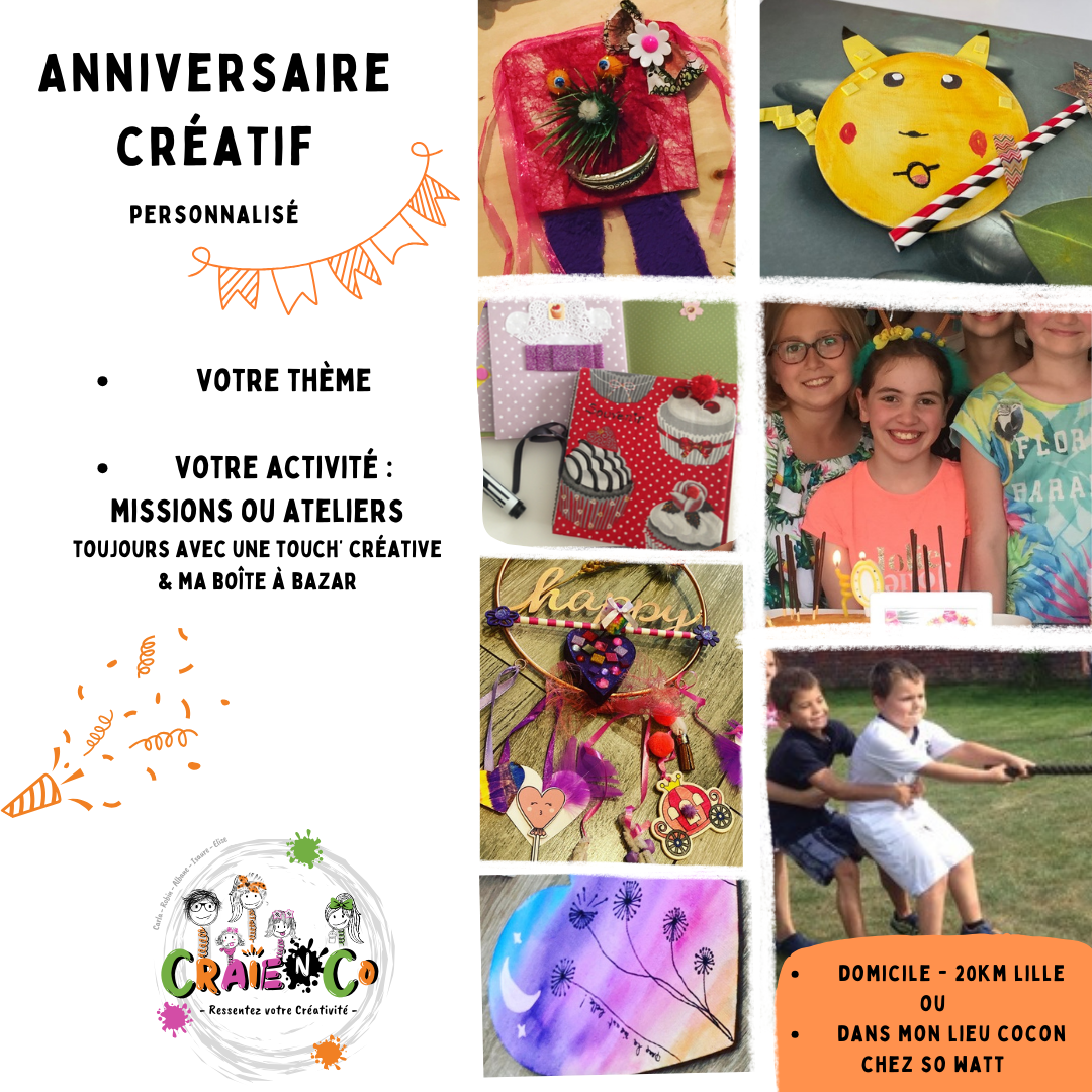 anniversaire. créatif