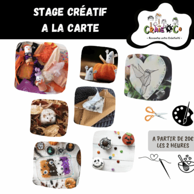 Stage créatif à la carte