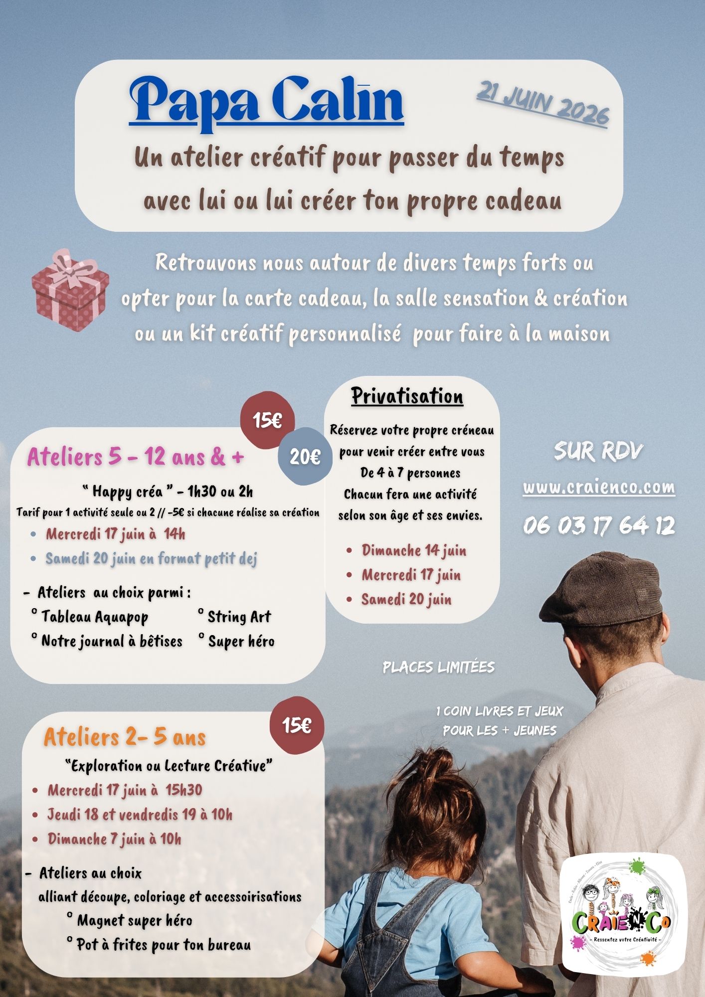 ateeliers créatifs enfants adultes avril 2026 lille