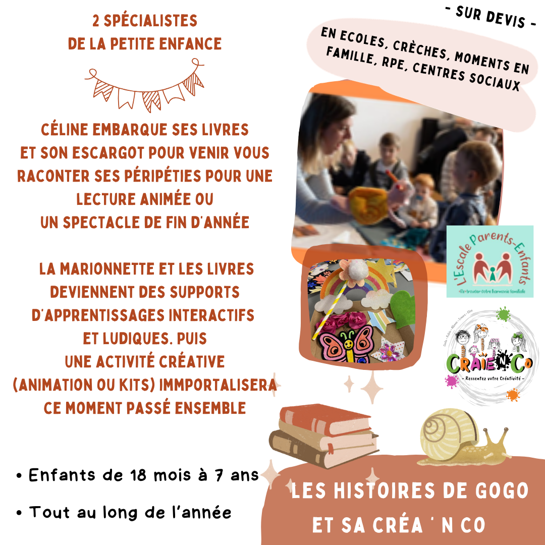 histoires de gogo escargot escale parent enfants