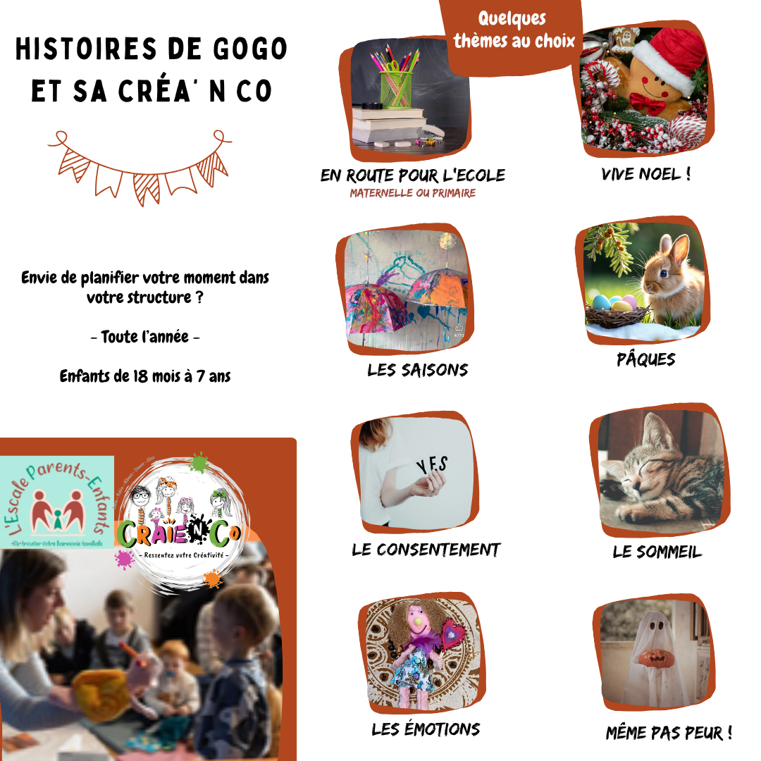histoires de gogo escargot escale parent enfants